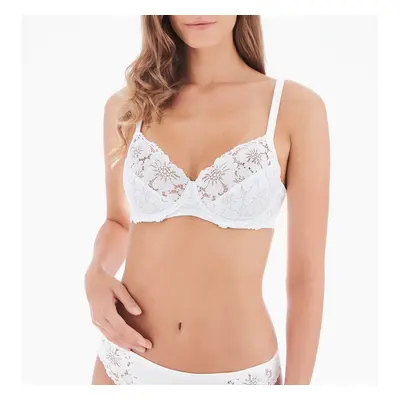 Reggiseno belseno pizzo cotton 451 con ferretto donna lepel bianco c