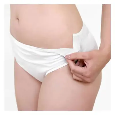 Slip donna sanitario apribile con strappo in velcro ferrucci bianco