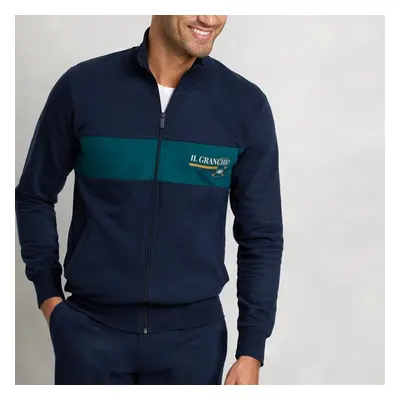 Tuta da uomo aperta full zip 2019 cotone felpato il granchio blu