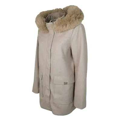 Giaccone da donna carlotta con eco pelliccia virginia blu beige