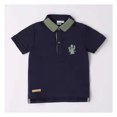 Polo manica corta cactus 4.6221 bambino ido navy