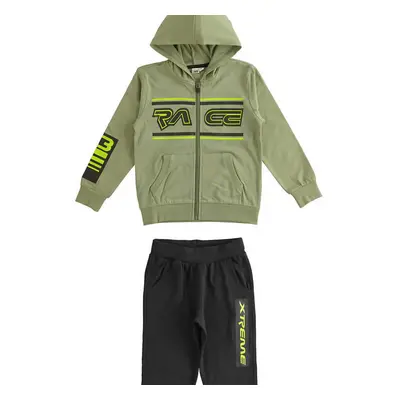 Tuta da ragazzo aperta full zip 4.2448 ido verde salvia