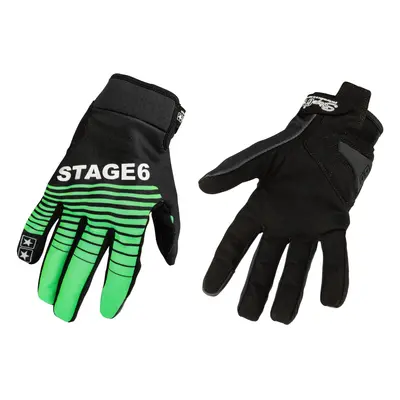 Guanti moto Stage6 Street Pure Verde / Nero L