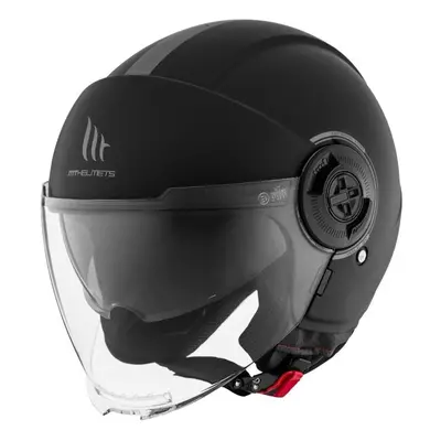 Casco jet MT Helmets Viale SV S nero opaco XL