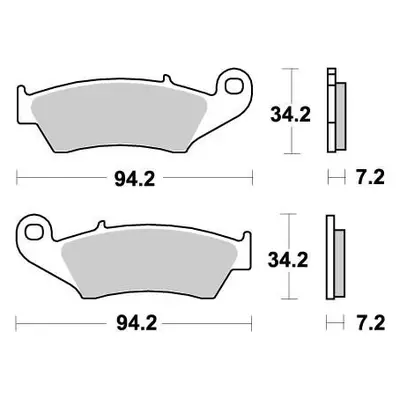 Pastiglie freno anteriore Moto Master Nitro Honda CR 250