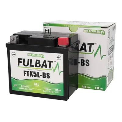 Batteria Fulbat FTX5L-BS 12V - 4Ah Gel senza manutenzione - pronto per l'installazione