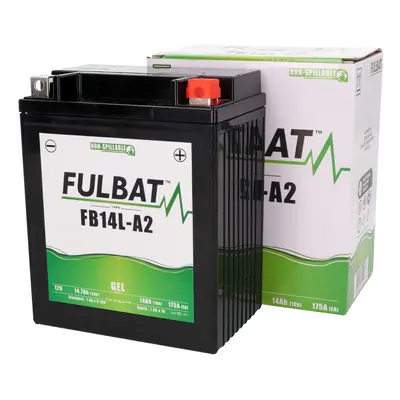 Batteria Fulbat FB14L-A2 Gel senza manutenzione - pronto per l'installazione