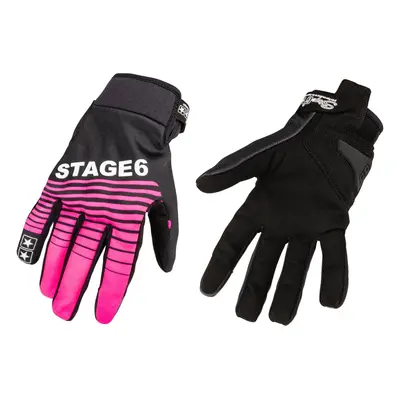 Guanti moto Stage6 Street Pure Rosa / Nero XL