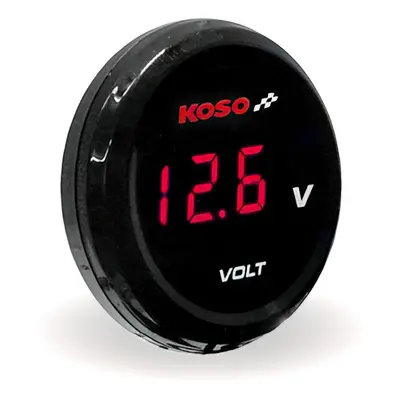 Voltimetro digitale Koso Coin rosso