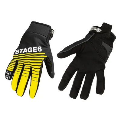 Guanti moto Stage6 Street Pure Giallo / Nero XL