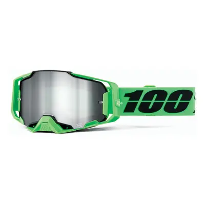 Maschera cross 100% Armega ANZA 2 specchio argento