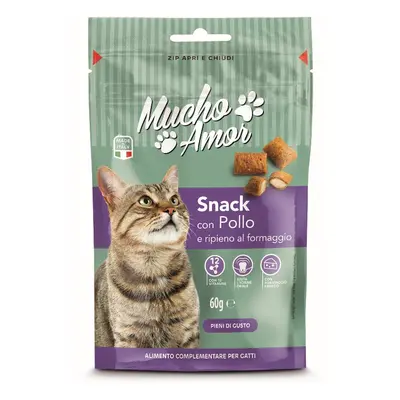 MUCHOAMOR GATTO SNACK 60GR POL/FORM