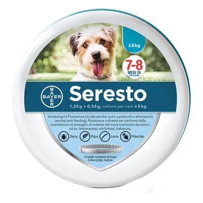 Collare Antiparassitario Seresto per Cani (38cm, 1-8kg)