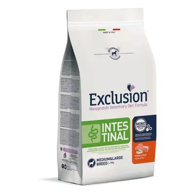 Exclusion monoprotein veterinary diet formula dog intestinal pork and rice medium/large 2 kg dry