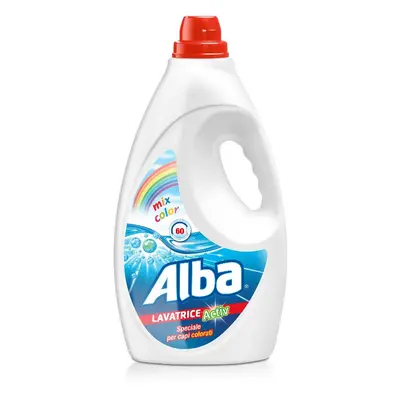 Detersivo Liquido Alba per Lavatrice - 60 Lavaggi Mix Colori