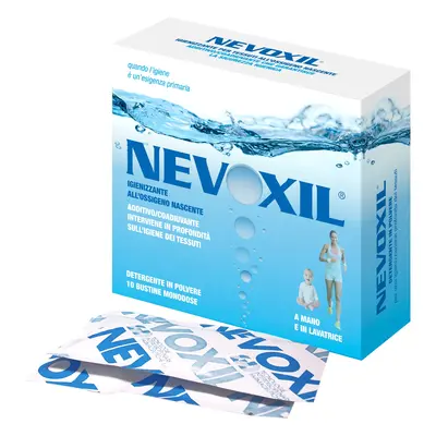 NEVOXIL Igienizzante per Biancheria - 10 Bustine Monodose da 20 g