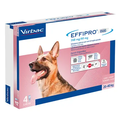 Effipro Duo Antiparassitario per Cani 20-40 kg