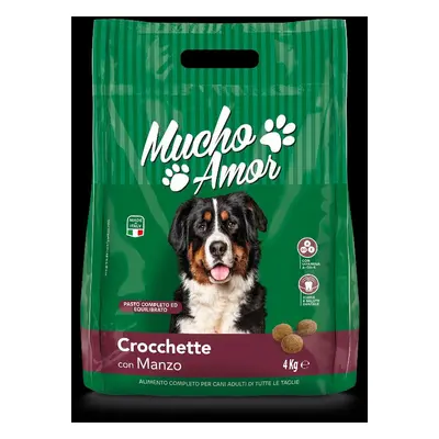 Cibo Secco per Cani Adulto Muchoamor con Manzo - 4kg