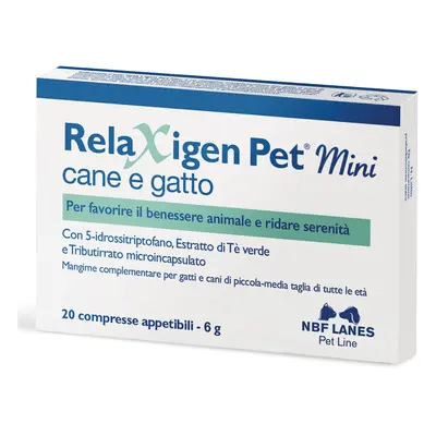 Relaxigen Pet Mini Blister - 20 Compresse per Cani e Gatti