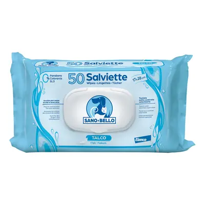 Salviette Detergenti Talco Sano e Bello - 50 Maxi Salviette