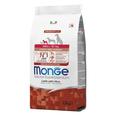 Monge mini puppy agnello & riso 2500 g