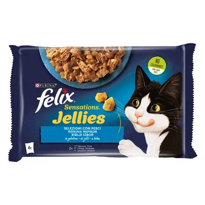 FELIX SENSAT GATTO 4X85GR SALMONE/TROTA