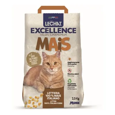 LECHAT Lettiera per Gatti 2,5 Kg al Mais