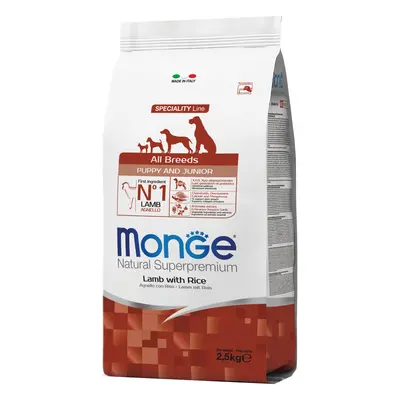 Monge all breeds puppy agnello & riso 2500 g