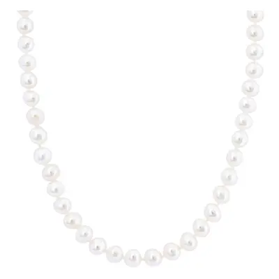 Collana Gabrielle Oro Bianco Perla D'Acqua Dolce