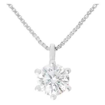 Collana Punto Luce Claire Oro Bianco Cubic Zirconia