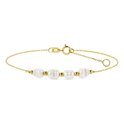 Bracciale Gabrielle Oro Giallo Perla D'Acqua Dolce