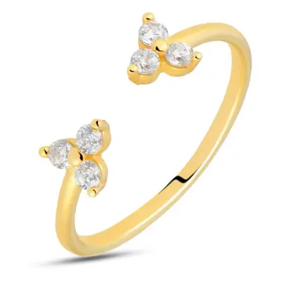 Anello Fantasia Claire Oro Giallo Cubic Zirconia