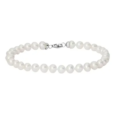 Bracciale Gabrielle Oro Bianco Perla D'Acqua Dolce