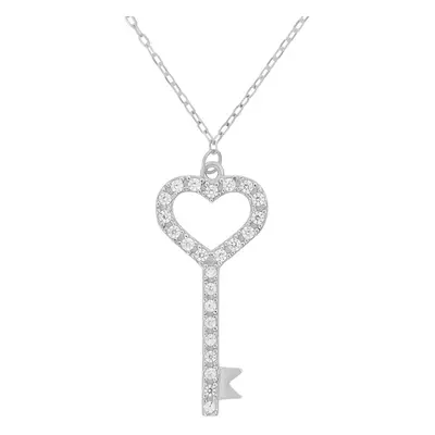 Collana Claire Oro Bianco Cubic Zirconia