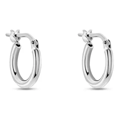 Orecchini A Cerchio Silver Collection Argento Rodiato