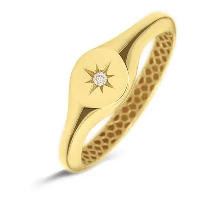 Anello Chevalier Beverly Oro Giallo Cubic Zirconia