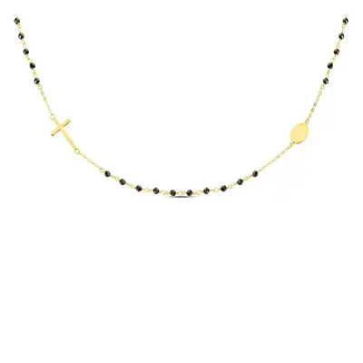 Collana Rosario Holy Oro Giallo Spinello