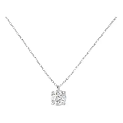 Collana Punto Luce Grace Oro Bianco Diamante