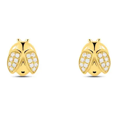 Orecchini Lobo Claire Oro Giallo Cubic Zirconia