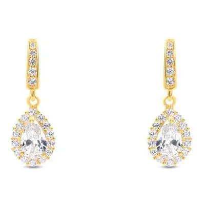 Orecchini Lobo Claire Oro Giallo Cubic Zirconia