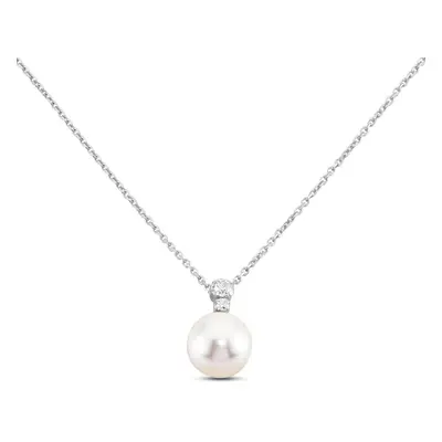 Collana Silver Pearls Argento Rodiato Cubic Zirconia