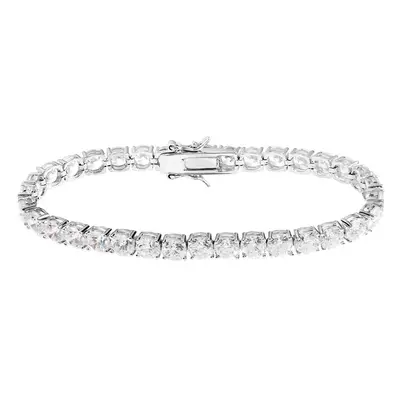 Bracciale Tennis Silver Elegance Argento Rodiato Cubic Zirconia