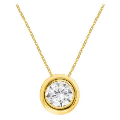 Collana Punto Luce Claire Oro Giallo Cubic Zirconia