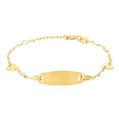 Bracciale Con Targhetta Holy Oro Giallo