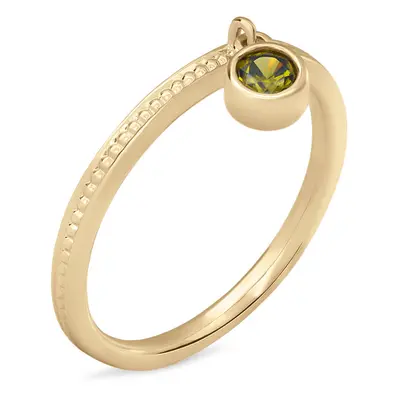 Anello Fantasia Golden Dream Placcato Oro Giallo Cristallo