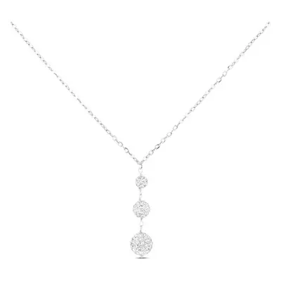 Collana Crystal Gold Oro Bianco Cristallo