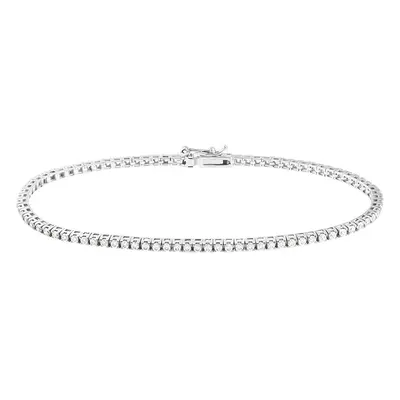 Bracciale Tennis Claire Oro Bianco Cubic Zirconia