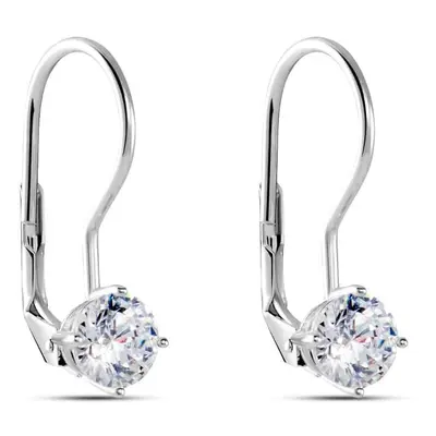 Orecchini Pendenti Punto Luce Silver Elegance Argento Rodiato Cubic Zirconia