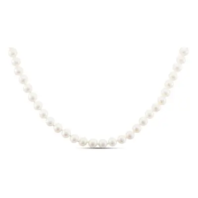 Collana Gold Pearls Oro Bianco Perla D'Acqua Dolce Diamante