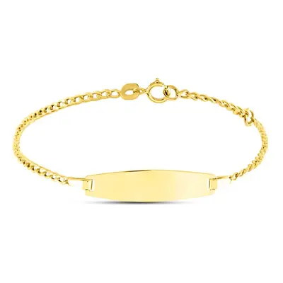 Bracciale Con Targhetta Holy Oro Giallo